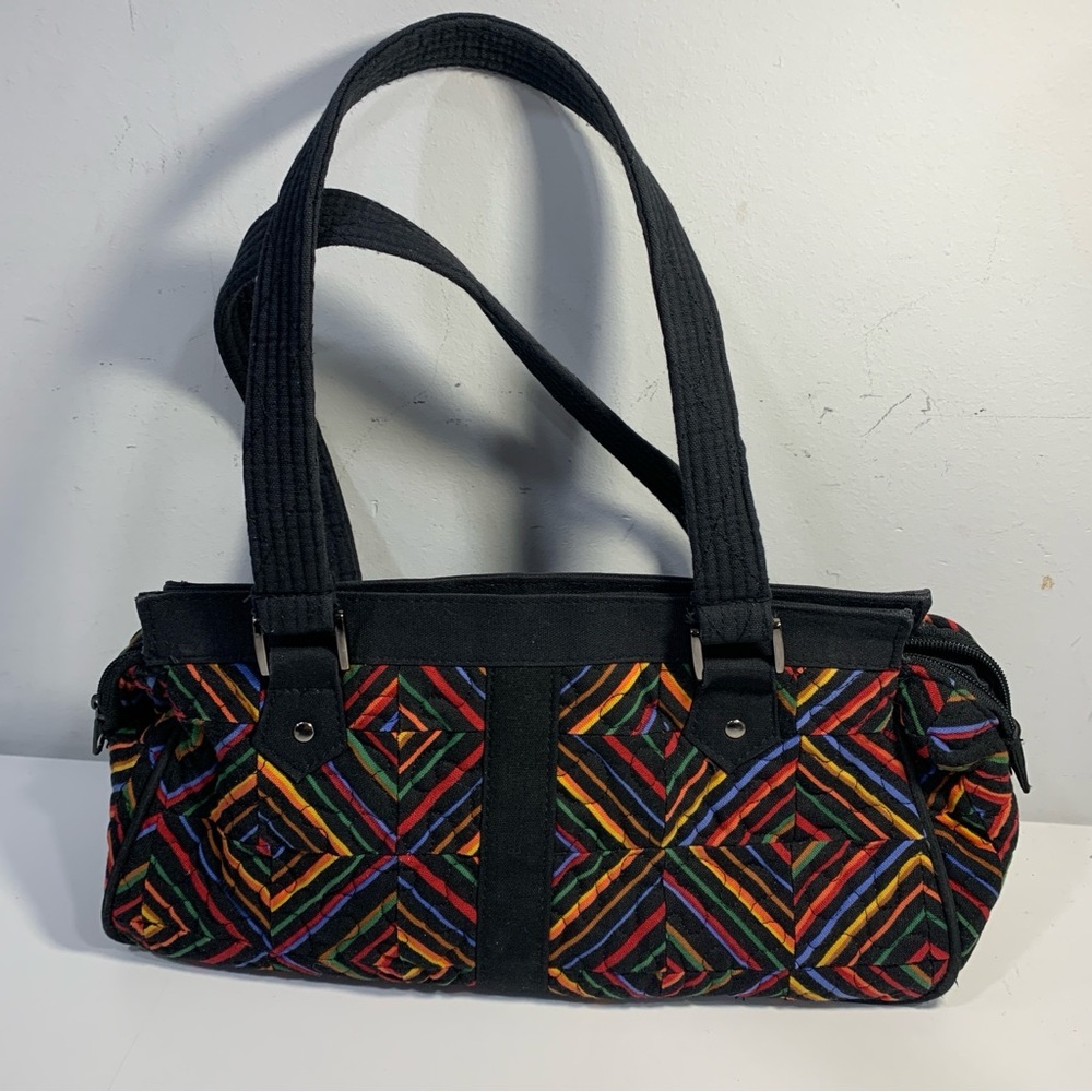 Donna Sharp Patchwork Quilted Geometry Multi-Colo… - image 7